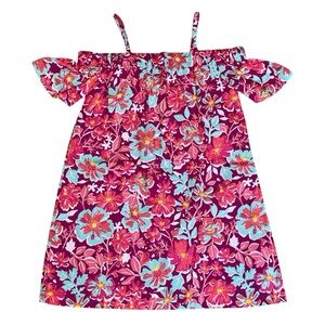 HATLEY Summer Floral Off Shoulder Cotton Dress Girls Size 8